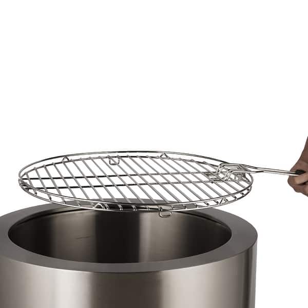 HotShot™ 25" Wood Burning Fire Pit Grill Top Bed Bath & Beyond 36091503